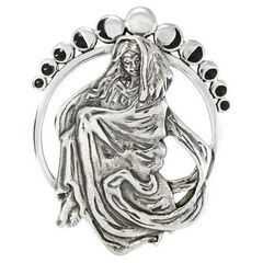 MM: Silver Moon Phase Goddess Pe...