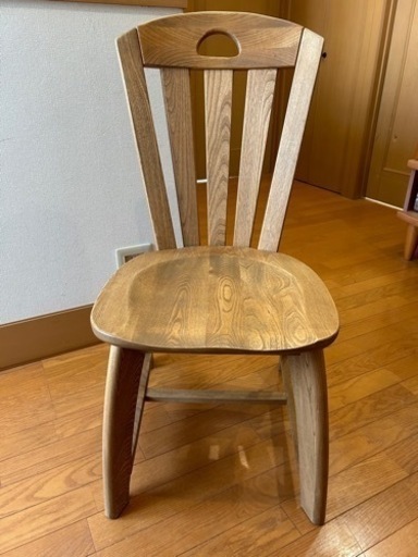 売り切れました　木製ダイニングチェア(2脚)