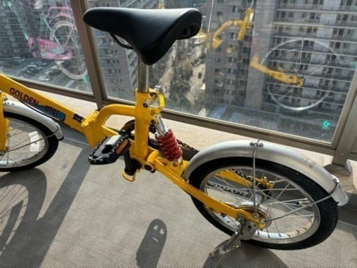 中古　16インチ自転車　ミニベロ 軽量 小径車 コンパクト