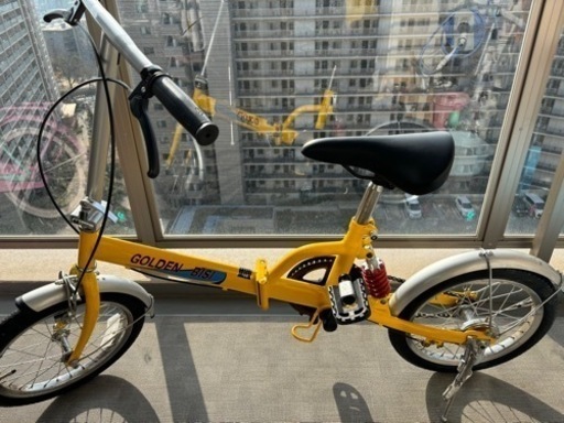 中古　16インチ自転車　ミニベロ 軽量 小径車 コンパクト