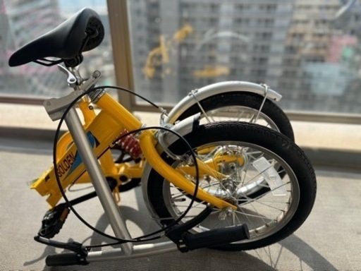 中古　16インチ自転車　ミニベロ 軽量 小径車 コンパクト