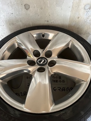 希少メッキ⭐️レクサス LS460 S Iパッケージ！純正オプションメッキアルミホイール・タイヤ・4本セット