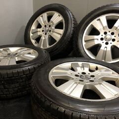 【GOODYEAR ICENAVI SUV 255/55R18】スタッドレス【ベンツ Mクラス 純正ホイール 18インチ 8J5HPCD112+60】バリ溝　(VTN956)