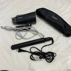 パナソニックドライヤー、saloniaヘアアイロン