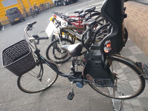 ?Panasonic?ビビDX?26インチ電動アシスト自転車?子供乗せ?チャイルドシート付き?