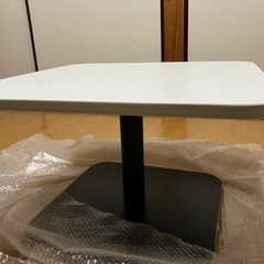 無印良品　ローテーブル　60センチ　メラニン　アイアンの画像