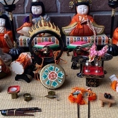 伝統的工芸品 真多呂作 真多呂人形 木目込雛人形 雛道具 親王