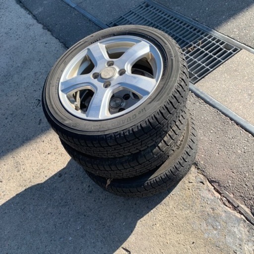 155/65R14スタッドレスアルミホイル4本中古品