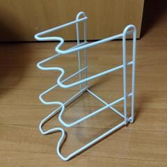 フライパン収納棚　未使用の画像