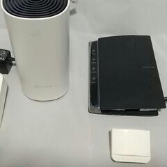 ルーターとWi-Fi増幅器セット 話し中の画像
