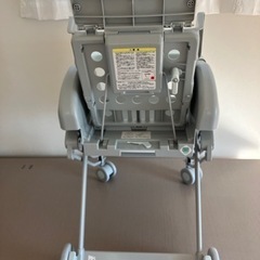 【お譲り先決まりました】ハイローベッド&チェア　ユラリズム　手動の画像