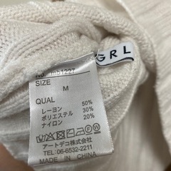 白ニット🤍冬物多数出品中‼️の画像