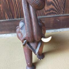 木彫りのぞうさん②の画像