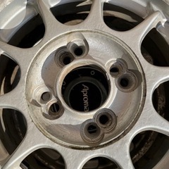【再出品】コンパクトカー　13インチ4穴マルチホイールセットの画像