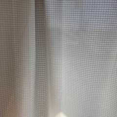ニトリ購入カーテン白の画像