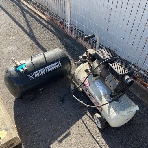 ASTRO PRODUCTS オイルレスエアコンプレッサー30L セット