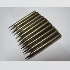 4.替えペン先【タチカワ丸ペン　№99】 硬質　ブロンズ　10本 防錆紙入チャック袋付　使い心地が良く人気の高いブロンズタイプ　極細線仕様ですの画像