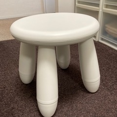 子供用スツール　白　イケア