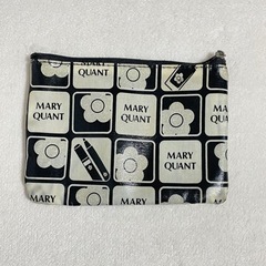 MARY QUANT LONDON マリークワント ポーチ モノトーン 白黒の画像
