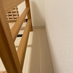 【美品】無印良品　MUJI オーク材ベッドフレーム セミダブルの画像