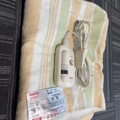 【取引完了】電気掛敷毛布　シングル用