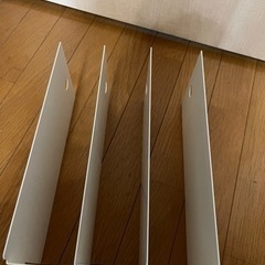 連結タオル収納ラック タワー 2個組　山崎実業(Yamazaki)ホワイトの画像