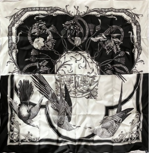 中国ブランド　シルクスカーフ【未使用】