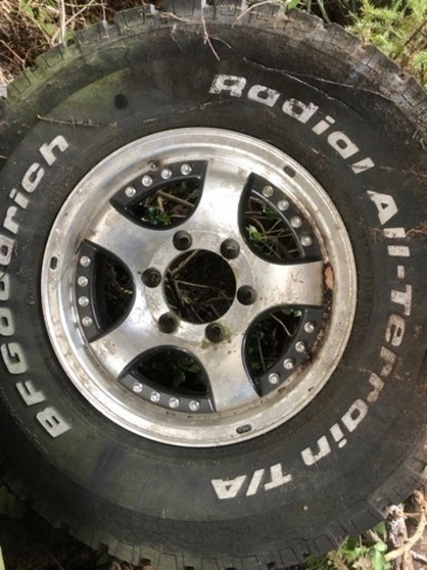 15インチホイール4本　6穴　オフロード系　4駆動系