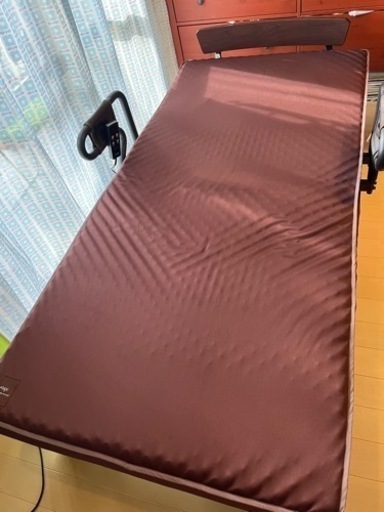 介護用電動ベッド　電動リクライニングベッド＋お風呂用介護折りたたみイス