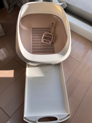 【美品】猫用デオトイレ本体+シート(30枚)