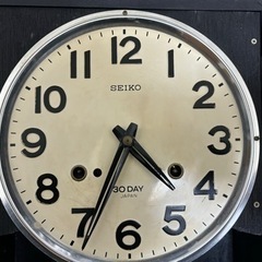 セイコー　ゼンマイ式時計　実働品の画像
