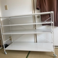 無印　スチールユニットシェルフ　