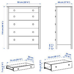 IKEA イケア タンス コッパン koppang 洋服ダンス 収納