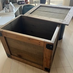 アンティーク木箱　バラ1