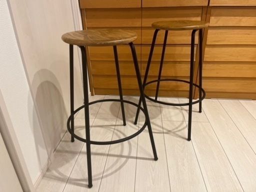 NOCE/バースツール・カウンターチェア（椅子）4,000円×2脚