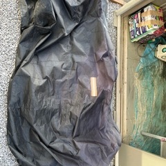 ★大型用_バイクカバー ★420D厚手 二重塗装 ワンタッチバックル前後付き 反射ストライプ３枚の画像