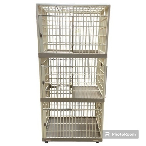 キャットタワー　キャットケージ 3段　　高さ175cm