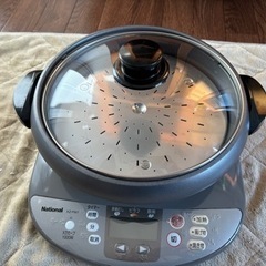 (商談中)IH 調理器(なべ.焼肉プレート付き)の画像
