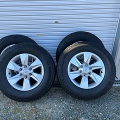 ランドクルーザー150プラド　後期　純正タイヤ4本セット ランドクルーザープラド150後期 純正ホイール・ノーマルタイヤの4本セット