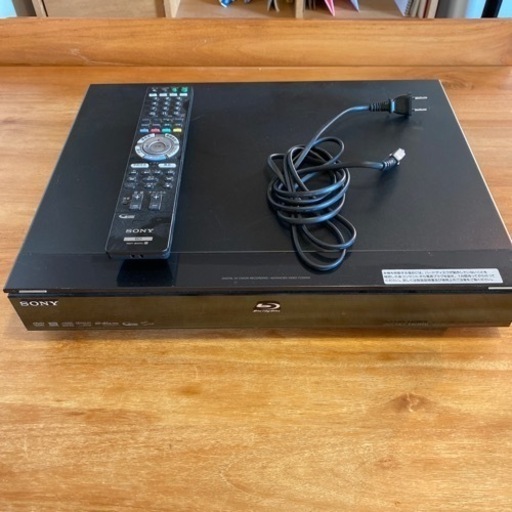 SONY ソニー　デジタルハイビジョンチューナー内蔵 HDD搭載ブルーレイディスク／DVDレコーダー