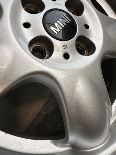175/65R15 タイヤホイールセット スタッドレス ミニクーパー 純正 溝有