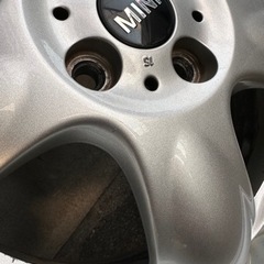175/65R15 タイヤホイールセット スタッドレス ミニクーパー 純正 溝有の画像
