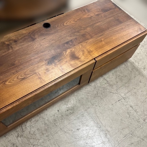 J3254 値下しました！　静岡家具 老舗家具メーカー 起立木工 グランド テレビボード 天然木テレビボード ウォールナット材 テレビ