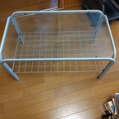 ガラステーブル　分解済み