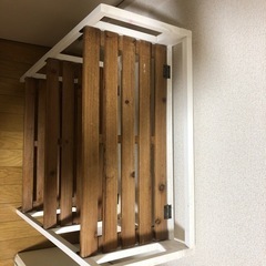ｵｰﾙﾄﾞｳｯﾄﾞ折りたたみ3段ﾗｯｸ(salut !)の画像