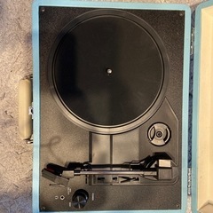 CROSLEY レコードプレイヤー　水色の画像