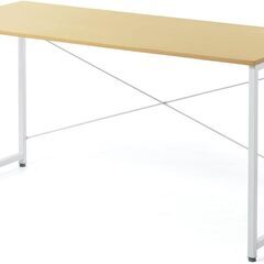 サンワダイレクト シンプルワークデスク 幅140cm×奥行60c...