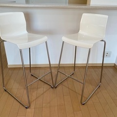 IKEAのハイチェアー2脚セットでお譲りします！