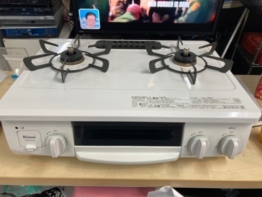 リンナイ プロパンガスコンロ LP専用 ET34NJH4 中古 リサイクルショップ宮崎屋住吉店23.12.30k