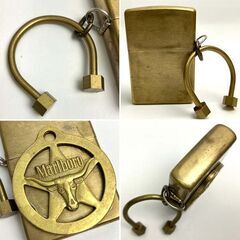 【中古品】ジッポー Zippo マルボロ Marlboro 喫煙グッズ ライター 刻印C 14 MADE IN U.S.A. 2014年3月製造 ※保管品 外観傷み有りの画像